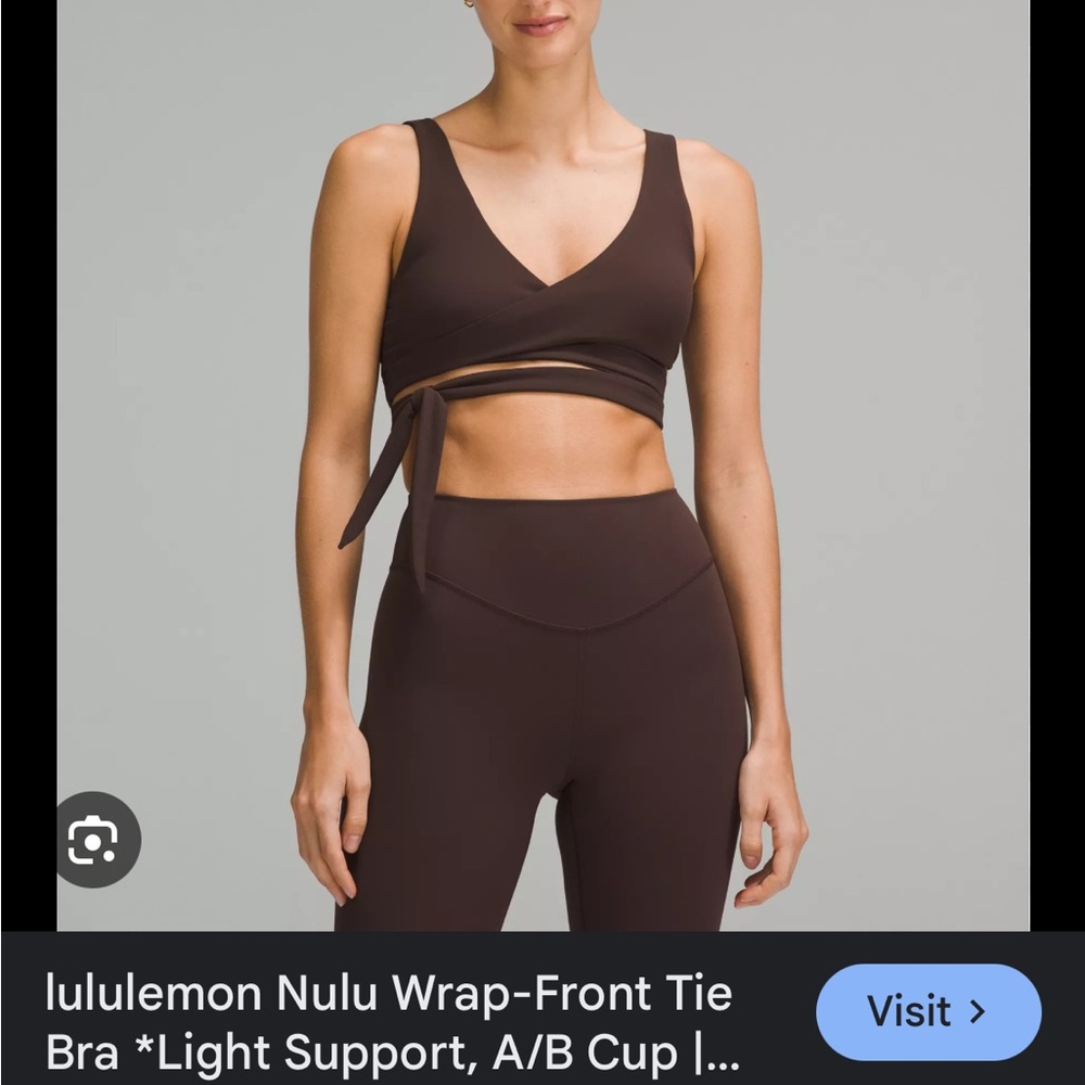 Lululemon nulu wrap bra